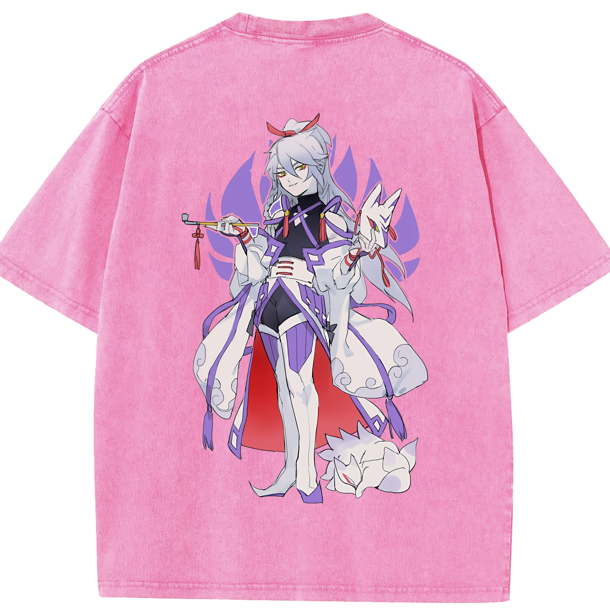 （画像用） 妖怪ウォッチ Yo-kai Watch 綿100% ヴィンテージ風 半袖Tシャツ（背面プリント）